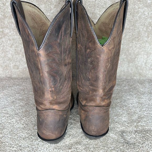 Durango 11” western shaft stitch brown women’s 9M - Picture 5 of 9